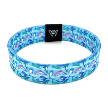 Load image into Gallery viewer, Leaping Dolphins Wristband Bracelet