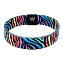 Load image into Gallery viewer, Neon Stripes Wristband Bracelet