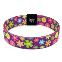 Load image into Gallery viewer, Purple Petals Wristband Bracelet