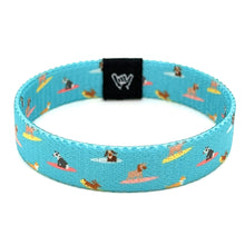 Load image into Gallery viewer, Surf Pups Wristband Bracelet