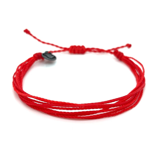 Ruby Red 9 String Bracelet