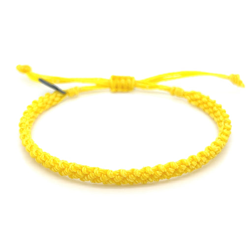 Lemon Yellow 4 String Bracelet