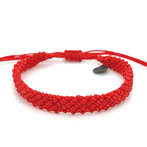Ruby Red 6 String Bracelet