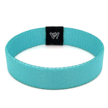 Load image into Gallery viewer, Aqua Blue Wristband Bracelet