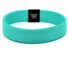Load image into Gallery viewer, Aqua Blue Wristband Bracelet