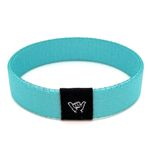 Aqua Blue Wristband Bracelet