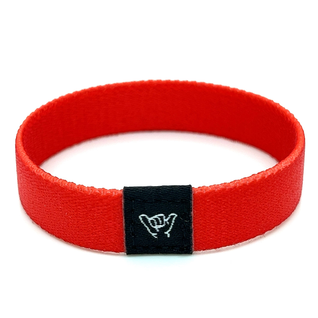 Big Red Wristband Bracelet