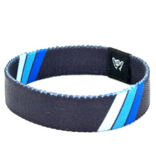 Load image into Gallery viewer, Blue Retro Stripes Wristband Bracelet