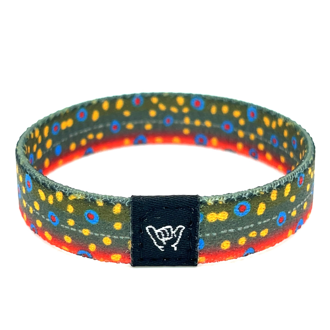 Brook Trout Skin Wristband Bracelet