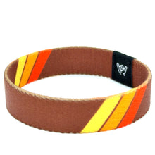 Load image into Gallery viewer, Brown Retro Stripes Wristband Bracelet