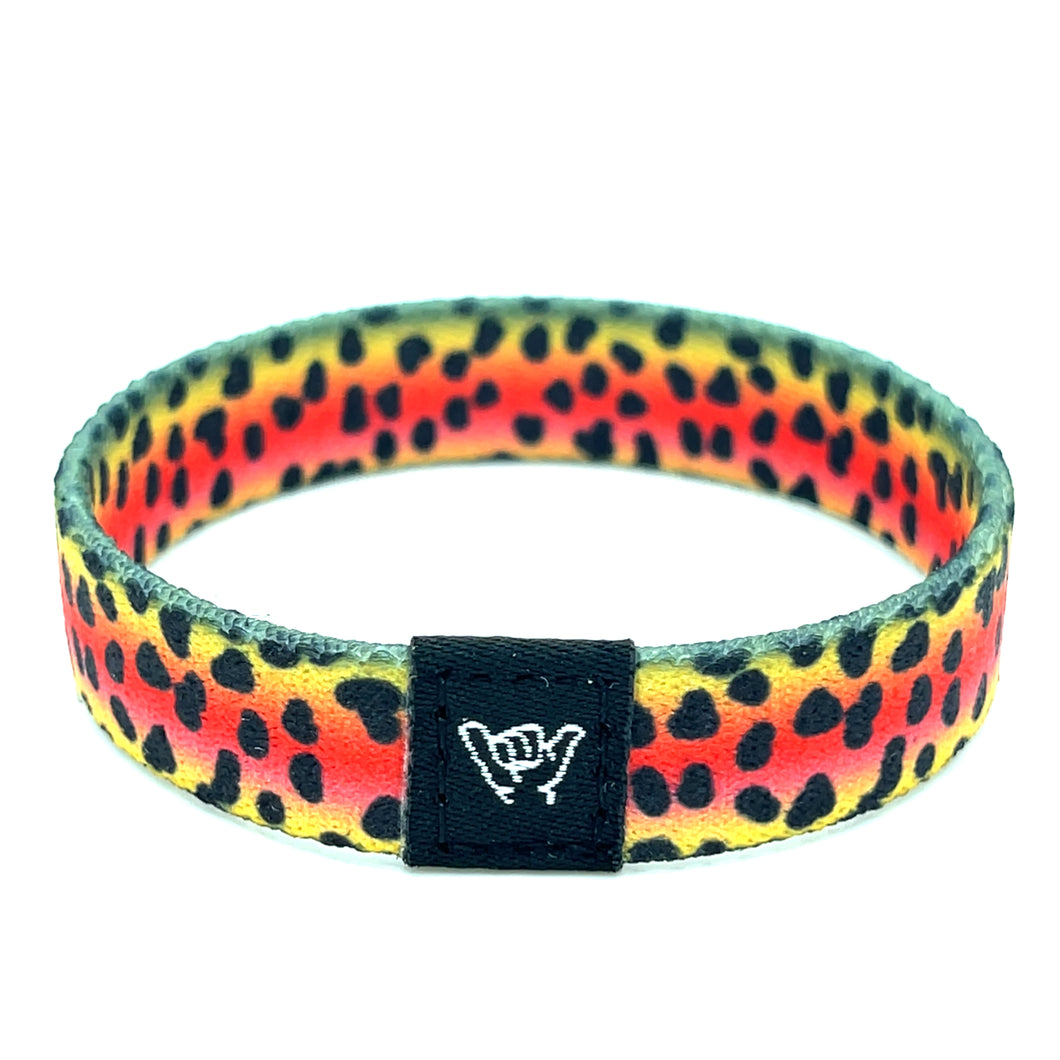 Cutthroat Trout Skin Wristband Bracelet