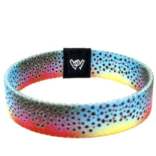 Load image into Gallery viewer, Funky Brown Trout Skin Wristband Bracelet