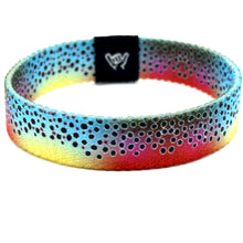 Load image into Gallery viewer, Funky Brown Trout Skin Wristband Bracelet