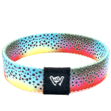 Load image into Gallery viewer, Funky Brown Trout Skin Wristband Bracelet