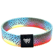 Load image into Gallery viewer, Funky Brown Trout Skin Wristband Bracelet