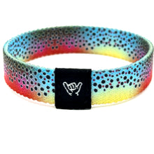 Load image into Gallery viewer, Funky Brown Trout Skin Wristband Bracelet
