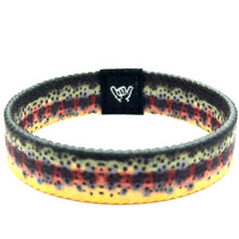 Load image into Gallery viewer, Golden Trout Skin Wristband Bracelet