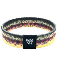 Load image into Gallery viewer, Golden Trout Skin Wristband Bracelet