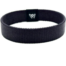 Load image into Gallery viewer, Jet Black Wristband Bracelet