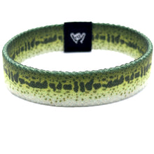 Load image into Gallery viewer, Largemouth Bass Skin Wristband Bracelet