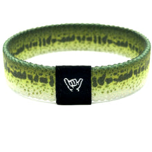 Load image into Gallery viewer, Largemouth Bass Skin Wristband Bracelet
