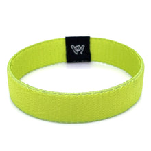 Load image into Gallery viewer, Lime Green Wristband Bracelet