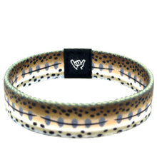 Load image into Gallery viewer, Mexican Golden Trout Skin Wristband Bracelet