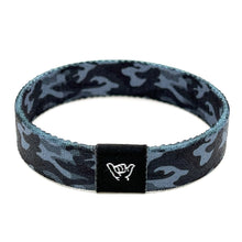 Load image into Gallery viewer, Midnight Camo Wristband Bracelet