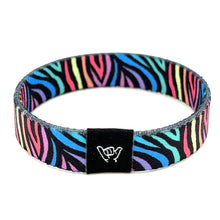 Load image into Gallery viewer, Neon Stripes Wristband Bracelet