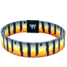Load image into Gallery viewer, Peacock Bass Skin Wristband Bracelet