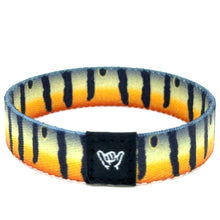 Load image into Gallery viewer, Peacock Bass Skin Wristband Bracelet