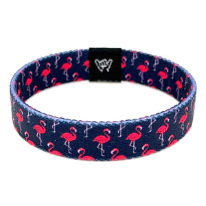 Pink Flamingo Wristband Bracelet