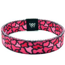 Load image into Gallery viewer, Pink Camo Wristband Bracelet