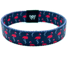 Load image into Gallery viewer, Pink Flamingo Wristband Bracelet