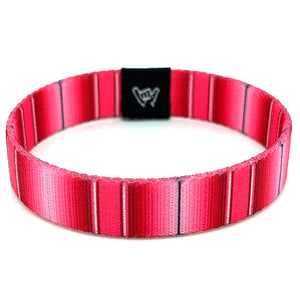 Pink Serape Wristband Bracelet