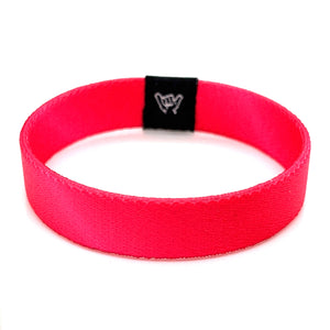 Point Break Pink Wristband Bracelet