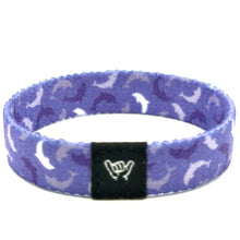 Load image into Gallery viewer, Purple Dolphins Wristband Bracelet