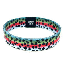 Load image into Gallery viewer, Rainbow Trout Skin Wristband Bracelet