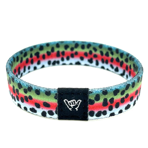 Rainbow Trout Skin Wristband Bracelet