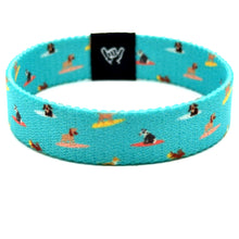 Load image into Gallery viewer, Surf Pups Wristband Bracelet