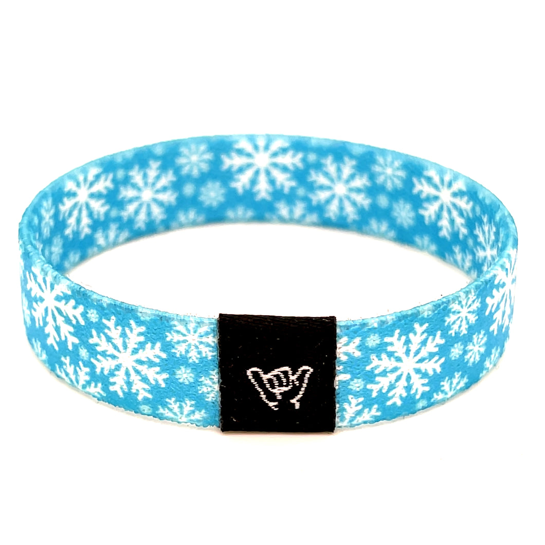 Frosted Flurries Wristband Bracelet