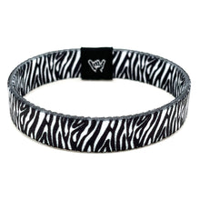 Load image into Gallery viewer, Zebra Stripe Wristband Bracelet