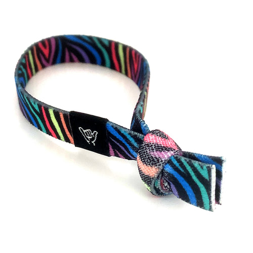 Neon Stripe Knotband Bracelet