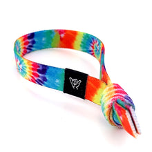 Load image into Gallery viewer, Psychedelic Tie Dye Knotband Bracelet
