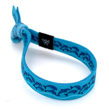 Load image into Gallery viewer, School of Dolphins Knotband Bracelet